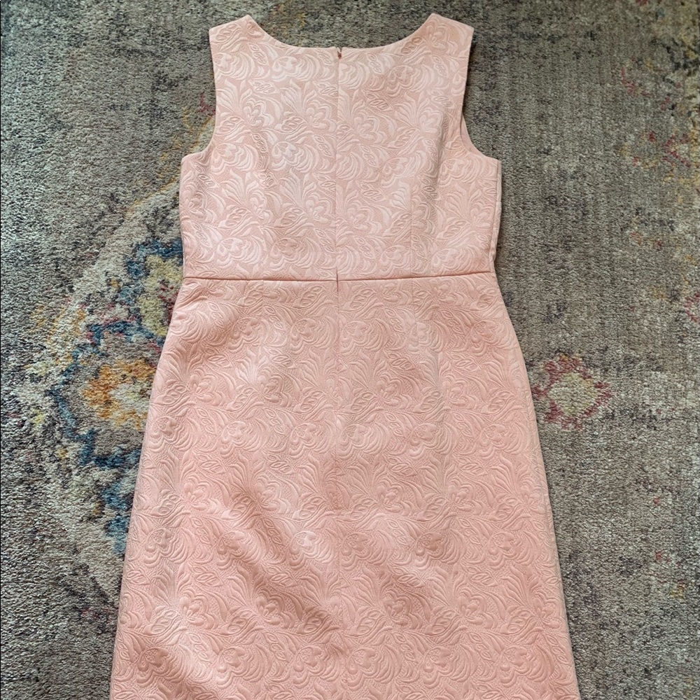 Talbots Damask Scalloped Hem, Sleeveless Dress
